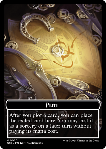 Construct Token // Plot Token Double-Sided Token [Outlaws of Thunder Junction: The Big Score Tokens] - 0