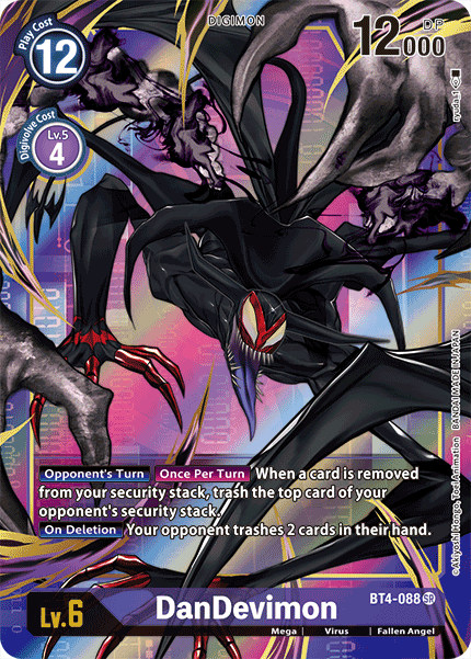 DanDevimon [BT4-088] (Arte alternativo) [Gran leyenda] 