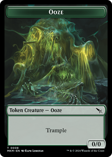 Detective // Ooze Double-Sided Token [Murders at Karlov Manor Tokens] - 0