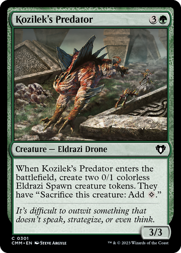 El depredador de Kozilek [Commander Masters] 
