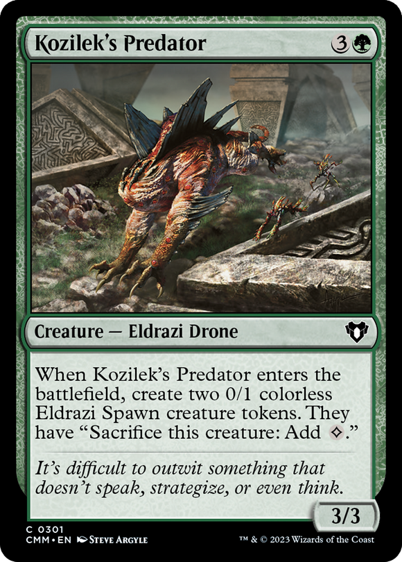 El depredador de Kozilek [Commander Masters] 