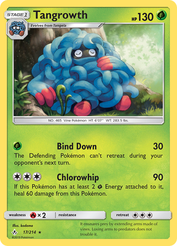 Tangrowth (17/214) [Sol y Luna: Lazos inquebrantables] 