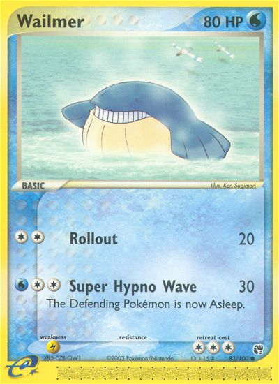 Wailmer (83/100) [EX: Tormenta de arena] 