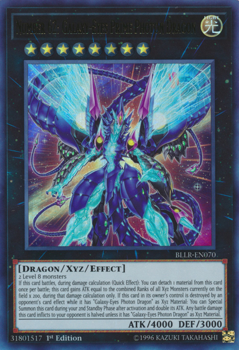 Número 62: Dragón Fotónico de Ojos Galácticos Prime [BLLR-EN070] Ultra Raro 