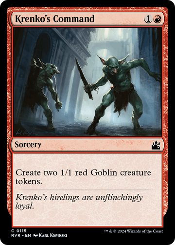 La orden de Krenko [Ravnica remasterizada] 