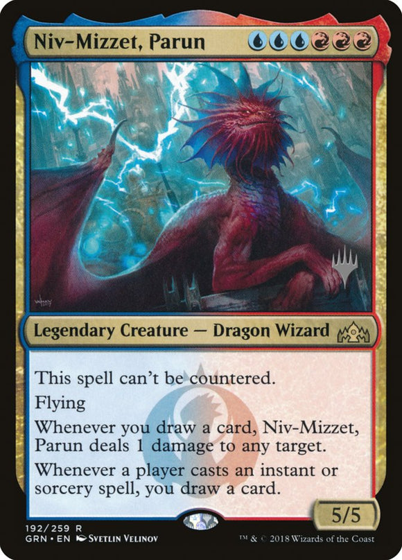 Niv-Mizzet, Parun (paquete promocional) [Promociones de Gremios de Rávnica] 
