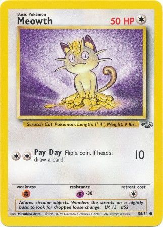 Meowth (56/64) [Jungla ilimitada] 