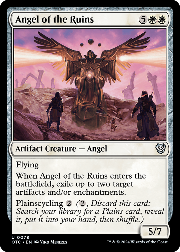 Ángel de las ruinas [Comandante de los Forajidos de Thunder Junction] 