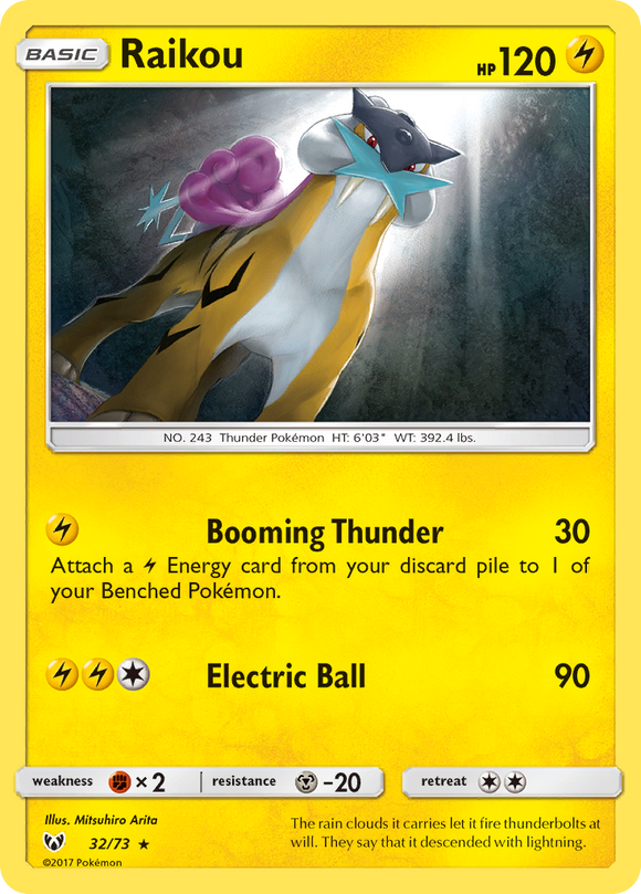 Raikou (32/73) [Sol y Luna: Leyendas brillantes] 