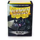 Dragon Shield: Fundas estándar de 100 ct - Negras (Clásicas) -1