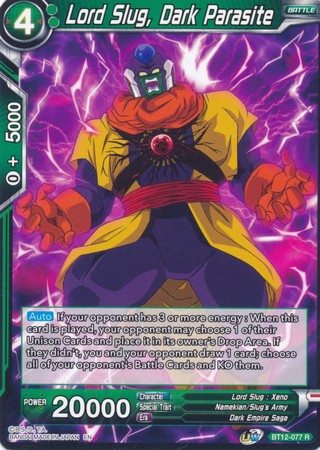 Lord Slug, parásito oscuro (BT12-077) [Rejuvenecimiento vicioso] 
