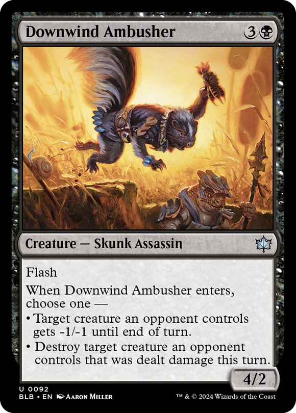 Emboscador a favor del viento [Bloomburrow] 