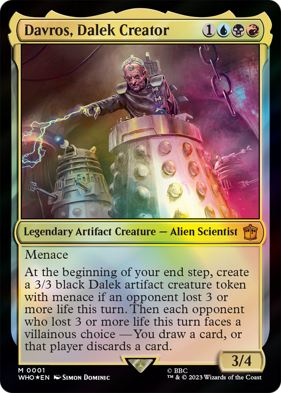 Davros, el creador de Daleks [Doctor Who] 