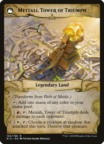 Path of Mettle // Metzali, Tower of Triumph [Rivals of Ixalan] - 0