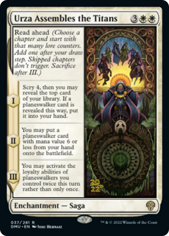 Urza reúne a los titanes [Promociones previas al lanzamiento de Dominaria United] 