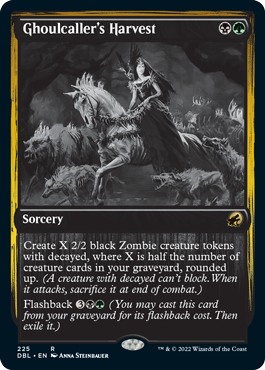 La cosecha del invocador de necrófagos [Innistrad: función doble] 