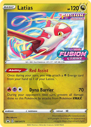 Latias (SWSH171) (Promoción de prelanzamiento) [Promociones de Sword &amp; Shield: Black Star] 
