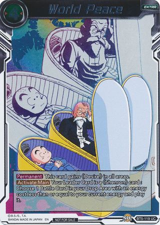 Paz mundial (paquete de evento 4) (BT5-119) [Tarjetas de promoción] 