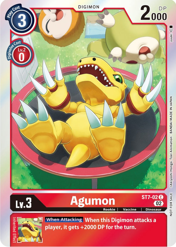 Agumon [ST7-02] (Paquete oficial de torneo vol. 8) [Mazo inicial: promociones de Gallantmon] 