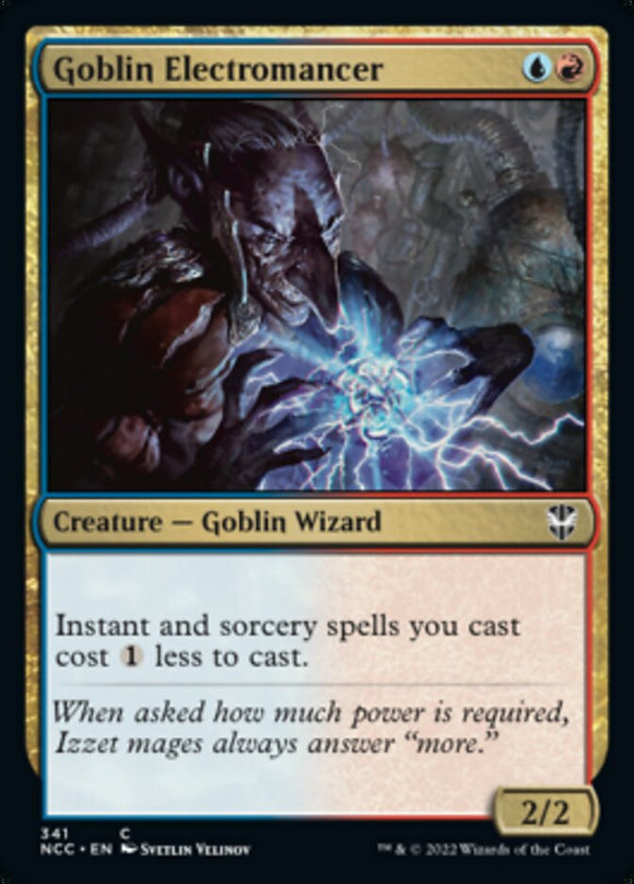 Goblin electromante [Comandante de las calles de Nueva Capenna] 