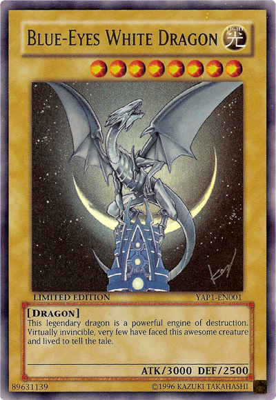 Dragón blanco de ojos azules [YAP1-EN001] Ultra raro 