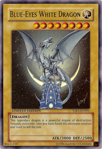Dragón blanco de ojos azules [YAP1-EN001] Ultra raro 