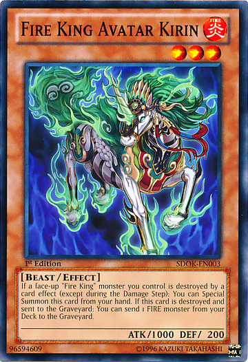 Fire King Avatar Kirin [SDOK-EN003] Common