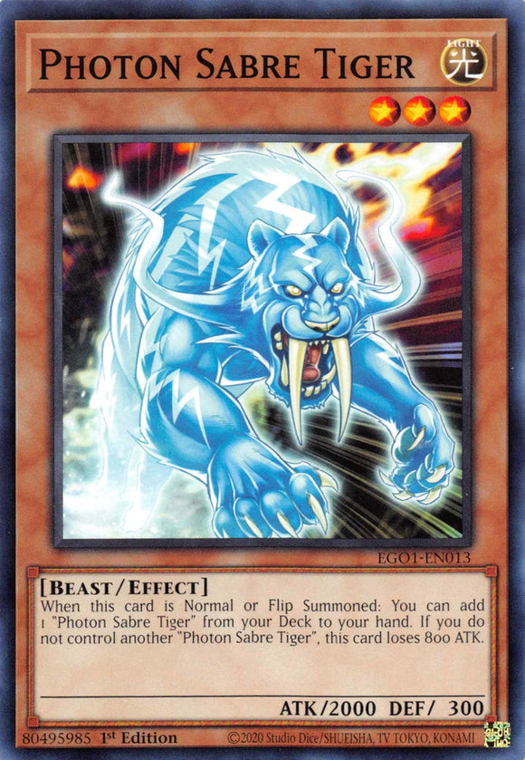 Photon Sabre Tiger [EGO1-EN013] Común 