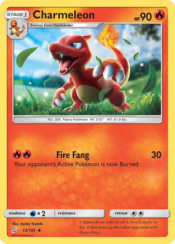 Charmeleon (13/181) [Sol y Luna: Formen equipo] 