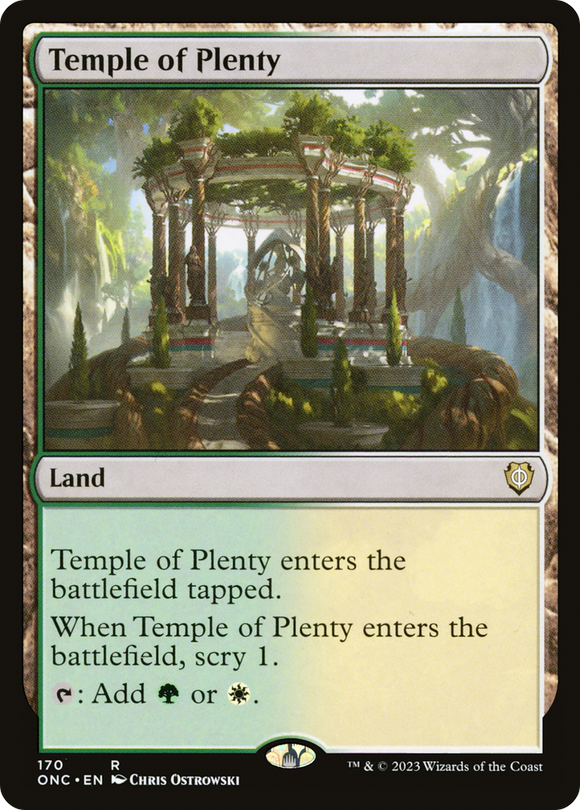 Templo de la Abundancia [Phyrexia: Todos serán un solo comandante] 