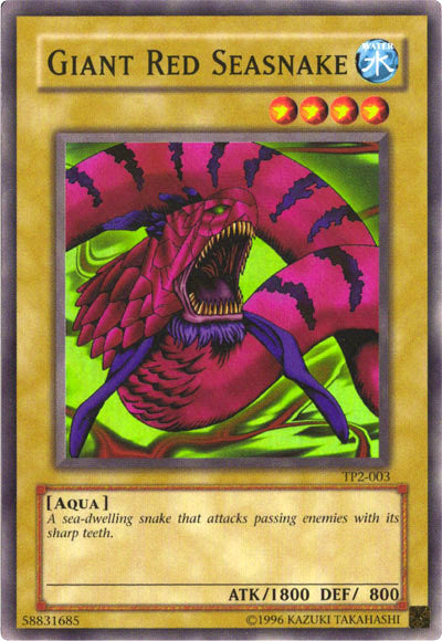 Serpiente marina roja gigante [TP2-003] Súper rara 