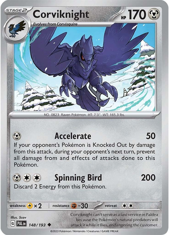 Corviknight (148/193) [Scarlet &amp; Violet: Paldea evolucionada] 