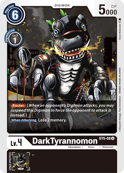 DarkTyrannomon [ST5-08] [Mazo inicial: Negro máquina] 