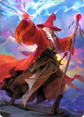 Tarjeta de arte de Elminster (36) [Serie de arte de Commander Legends: Battle for Baldur's Gate] 