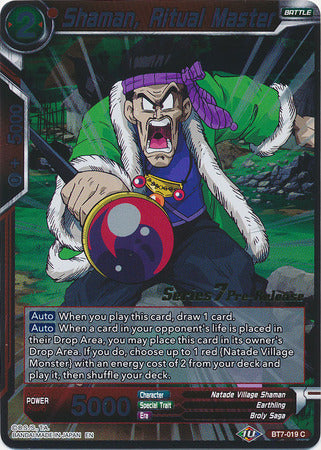 Chamán, maestro ritual (BT7-019_PR) [Promociones de prelanzamiento de Asalto de los Saiyans] 