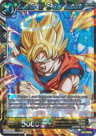 Son Goku, Saiyan Renacido (DB1-063) [Dragon Brawl] 