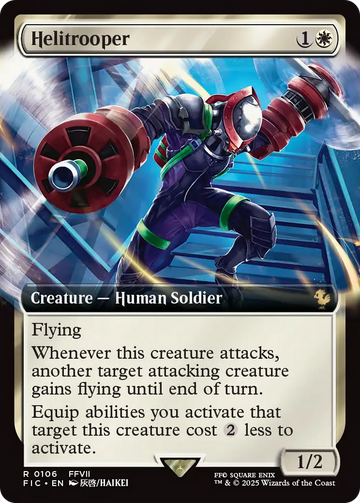 Helitrooper (Extended Art) [FINAL FANTASY Commander]