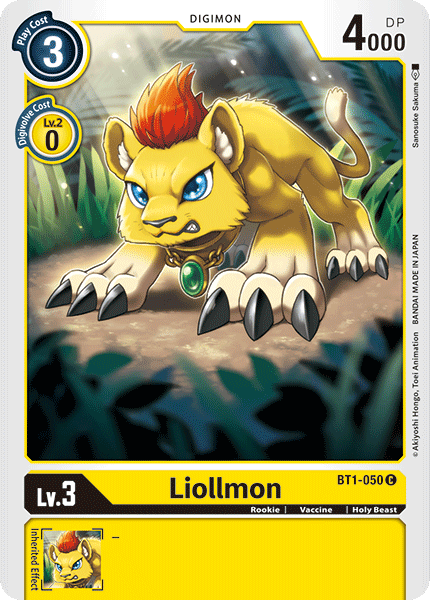 Liollmon [BT1-050] [Lanzamiento de la versión especial Booster 1.0] 
