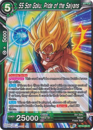 SS Son Goku, Orgullo de los Saiyans (BT10-065) [El ascenso del guerrero Unison] 
