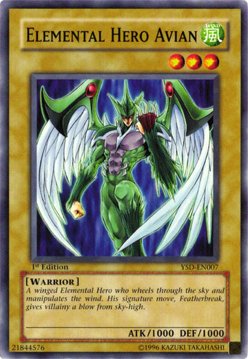 Héroe elemental aviar [YSD-EN007] Común 