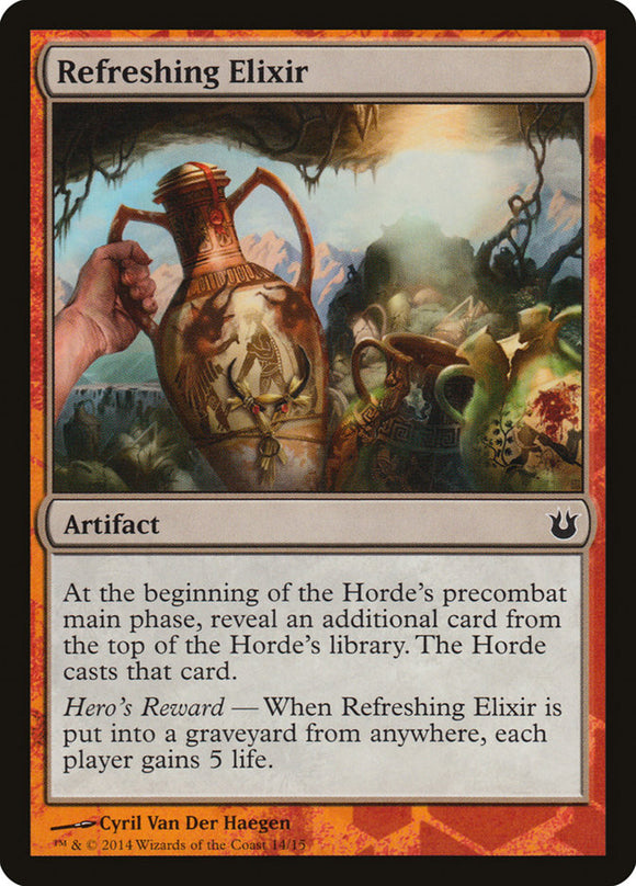 Elixir refrescante [Nacidos de los dioses: luchan contra la Horda] 