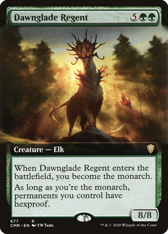 Regente de Dawnglade (ilustración ampliada) [Commander Legends] 