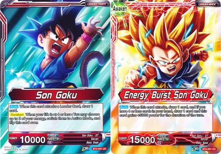 Son Goku // Explosión de energía Son Goku (BT4-001) [Guerra colosal] 