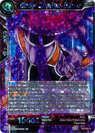 Cambio de cuerpo Ginyu (TB3-006) [Choque de destinos] 