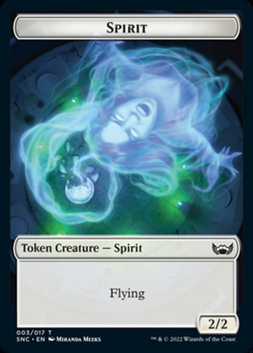 Devil // Spirit Double-Sided Token [Streets of New Capenna Tokens] - 0