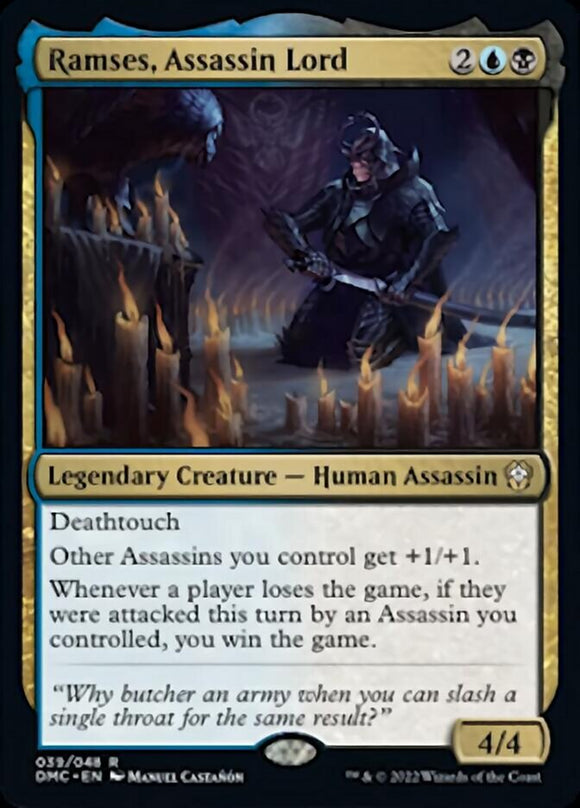 Ramsés, Señor Asesino [Comandante de Dominaria Unida] 
