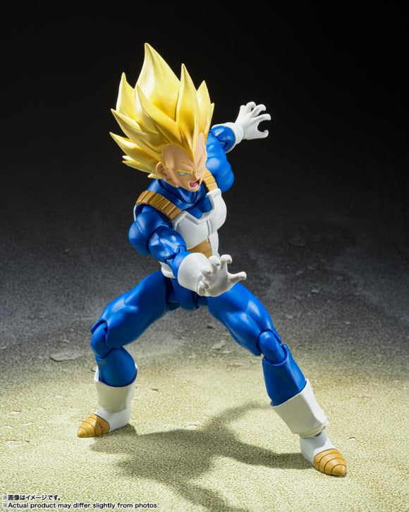 Dragon Ball Z S.H.Figuarts Super Saiyan Vegeta (Awakening Super Saiyan Blood) Action Figure