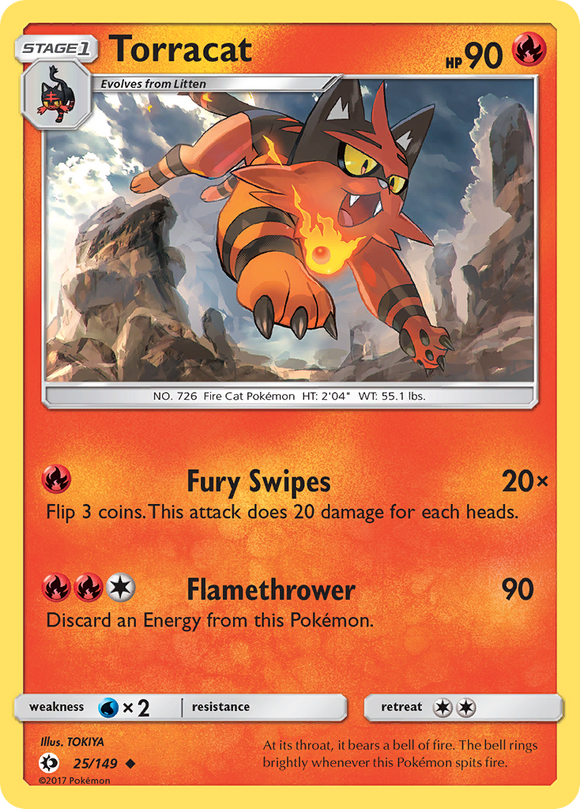 Torracat (25/149) [Sol y Luna: Conjunto básico] 