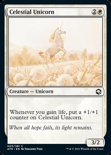 Unicornio celestial [Dungeons &amp; Dragons: Aventuras en los Reinos Olvidados] 