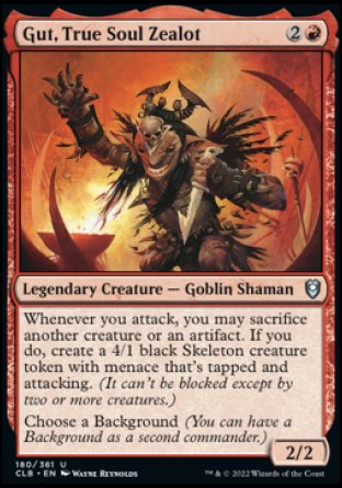 Gut, alma verdadera Zealot [Commander Legends: Battle for Baldur's Gate] 